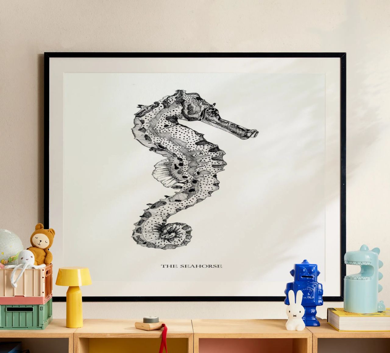 The Seahorse poster by Mathilde Olsen