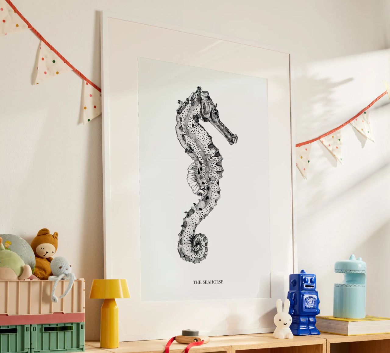 The Seahorse poster by Mathilde Olsen