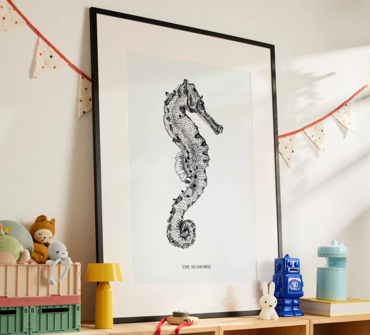 The Seahorse poster by Mathilde Olsen