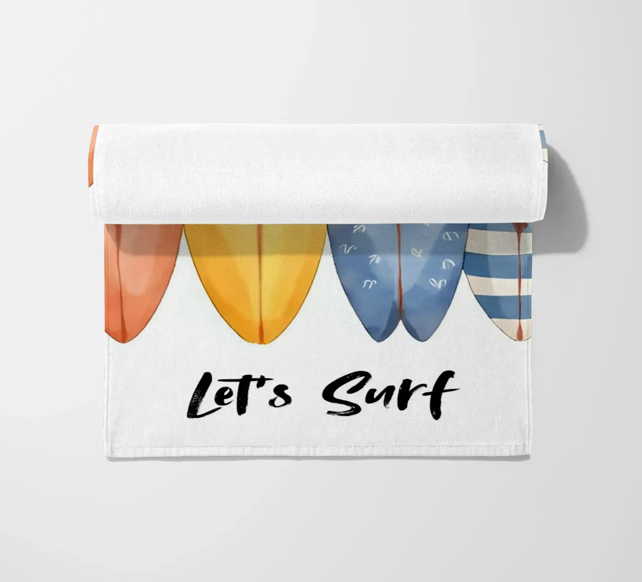 Let's Surf telo mare da Coastal Art