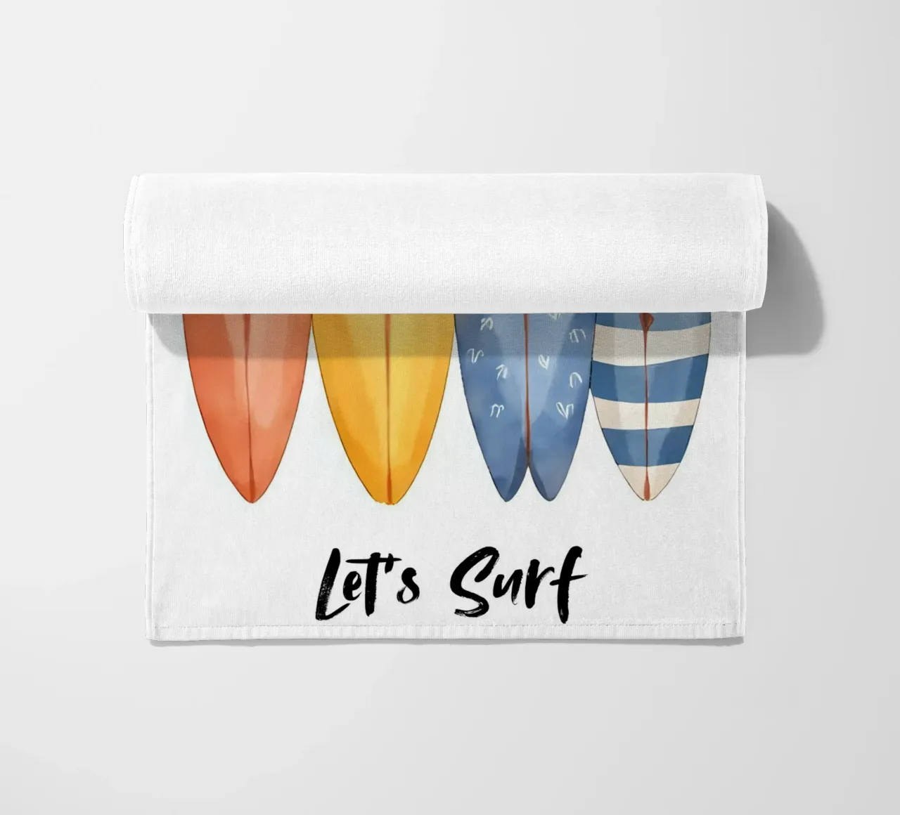 Let's Surf telo mare da Coastal Art