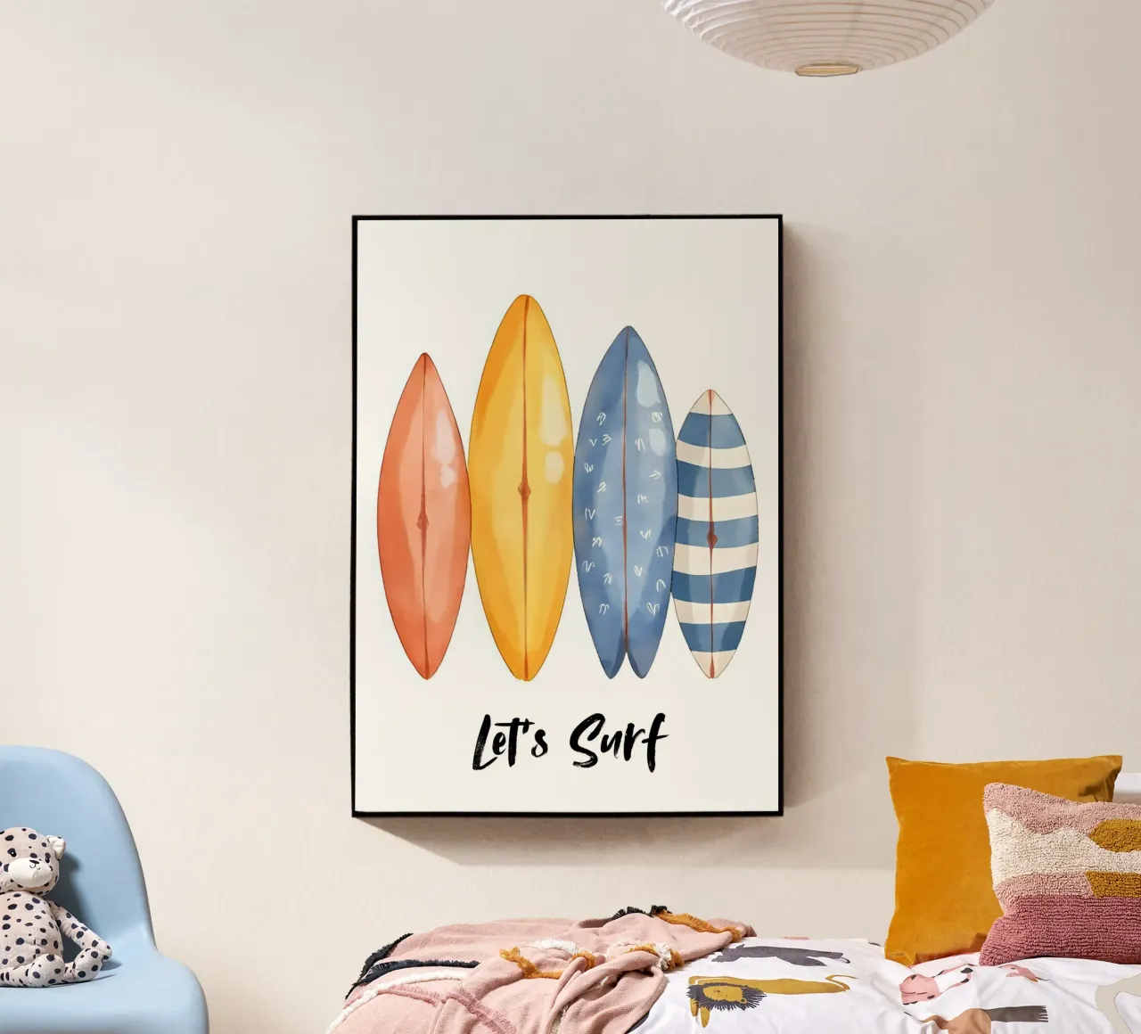 Let's Surf plexiglass da Coastal Art