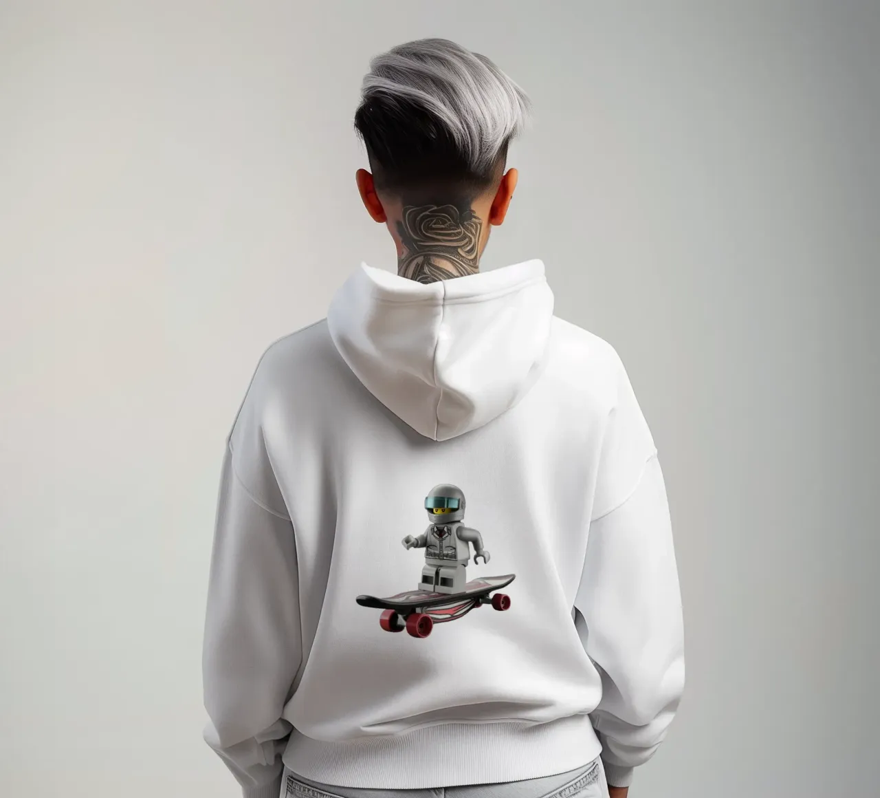 Lego squatebaord felpa con cappuccio da dinem