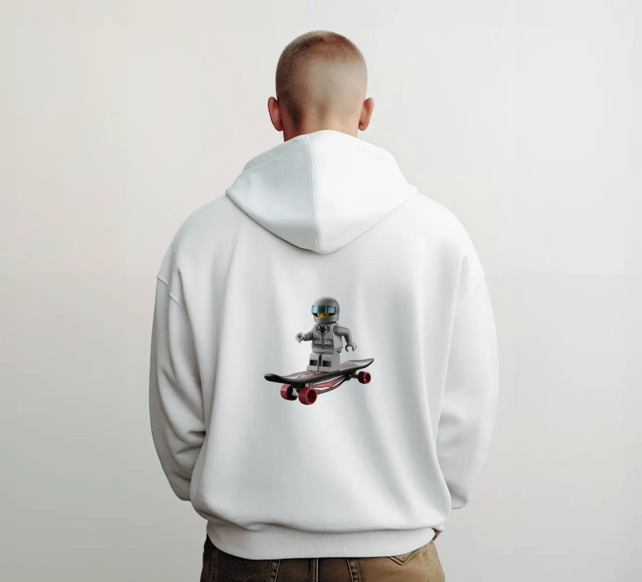 Lego squatebaord hoodie by dinem