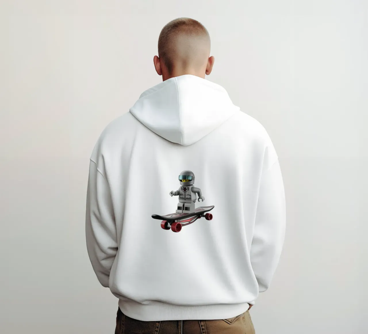 Lego squatebaord felpa con cappuccio da dinem