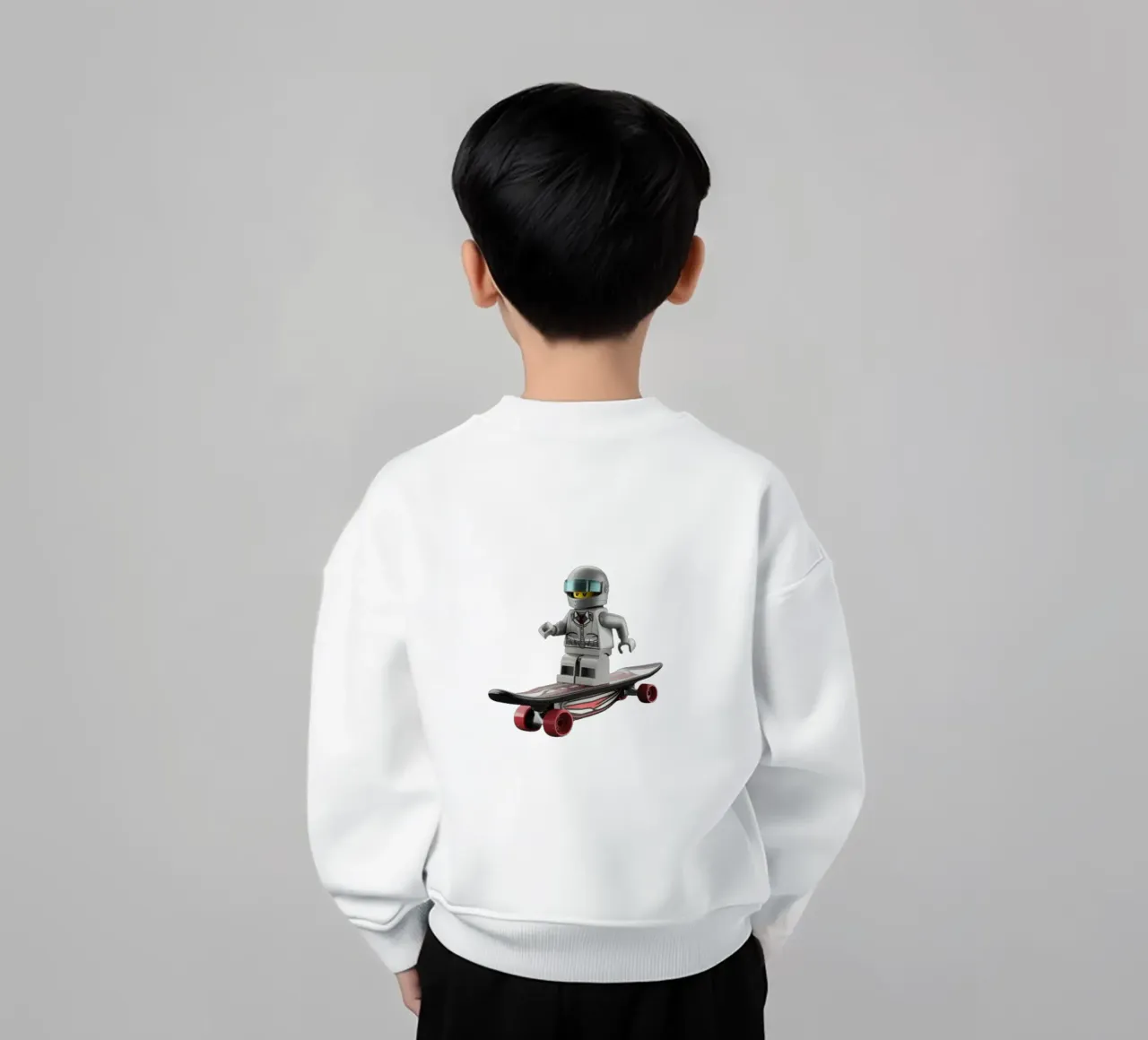 Lego squatebaord felpa bambino da dinem