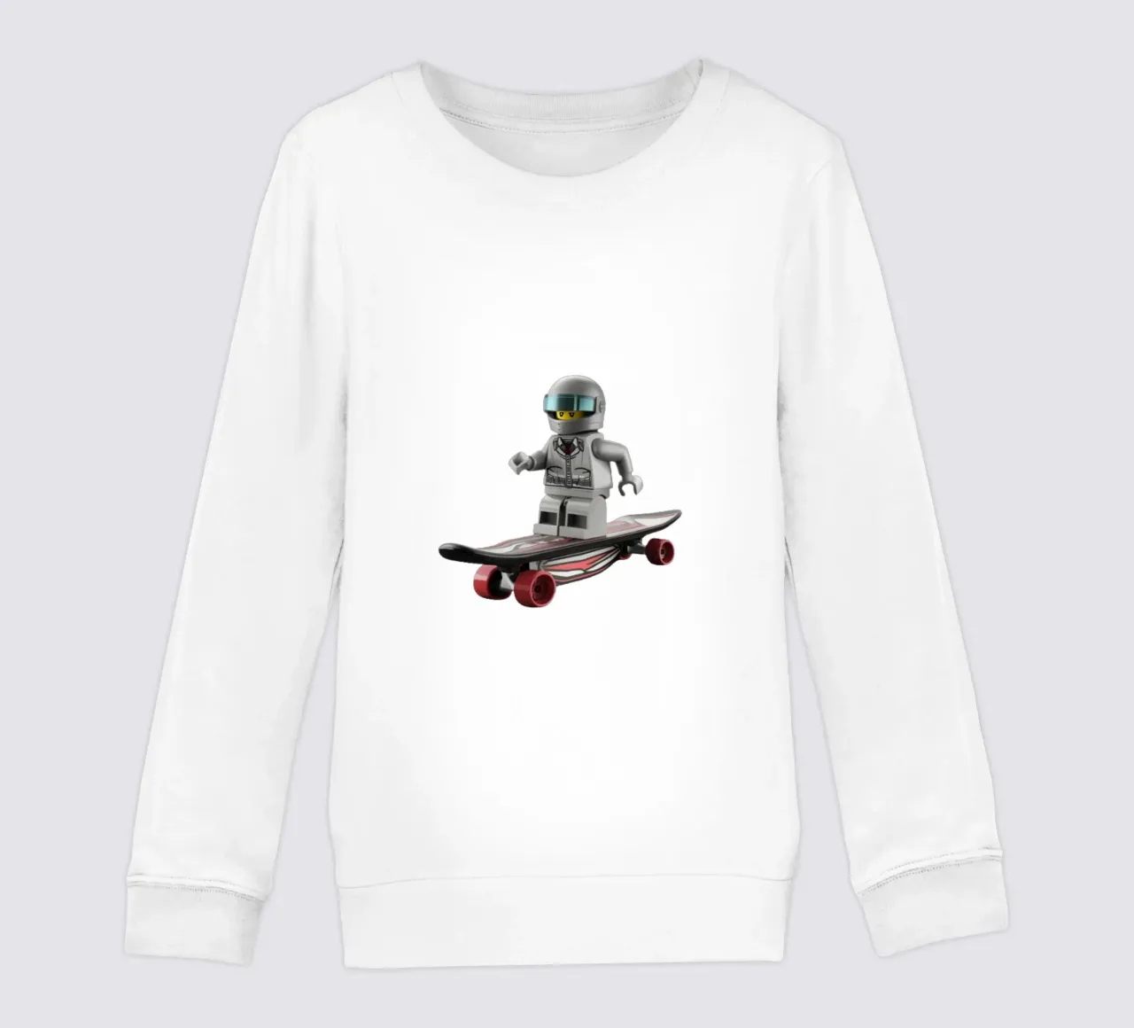 Lego squatebaord felpa bambino da dinem