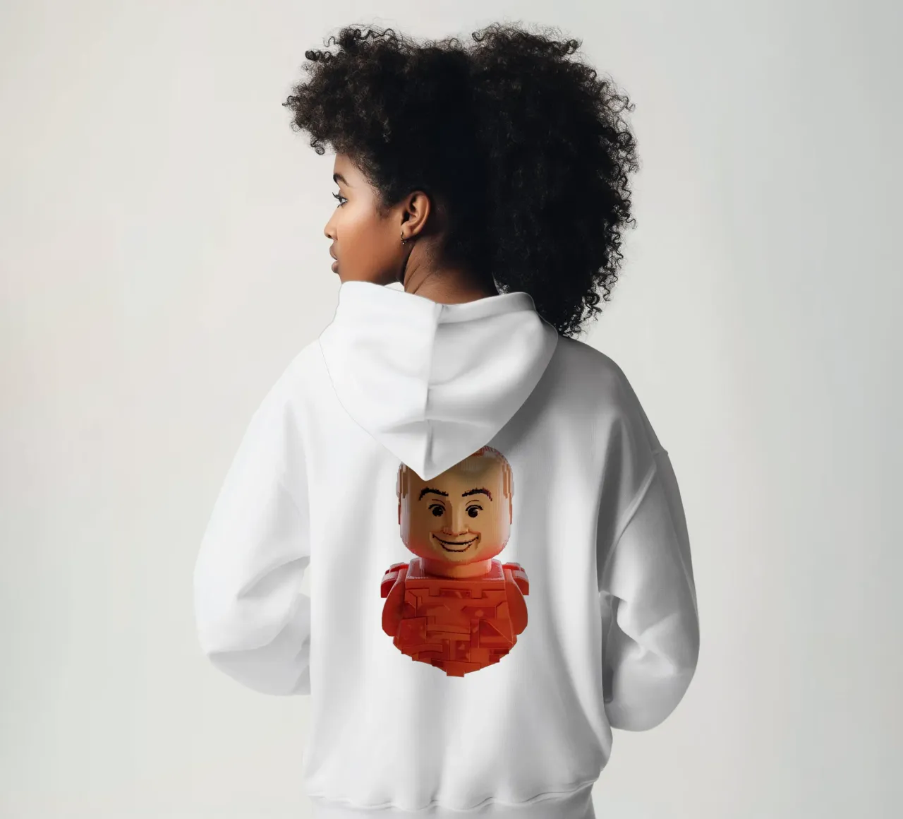 Lego smile face felpa con cappuccio da dinem