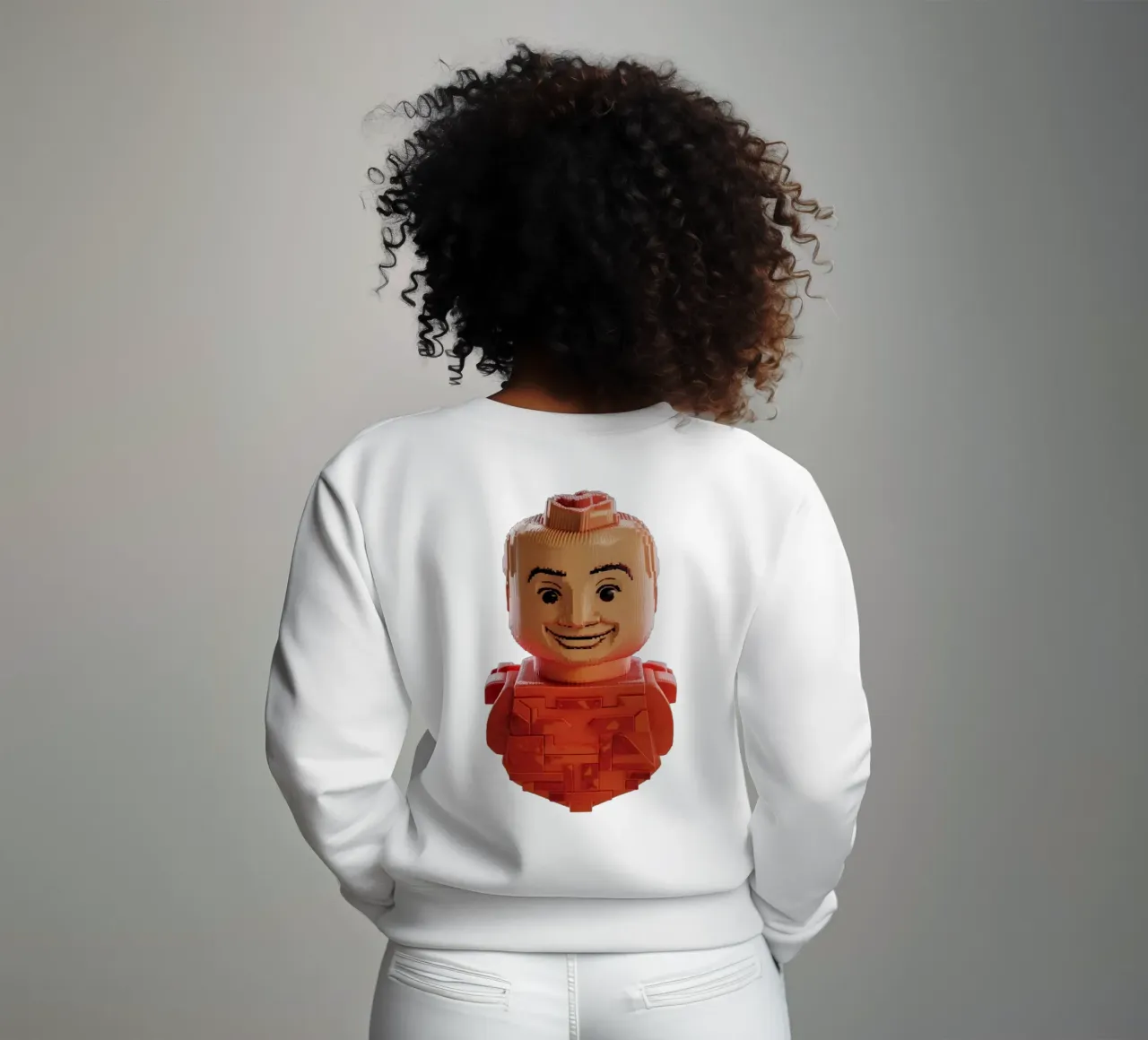 Lego lachend gezicht sweatshirt van dinem