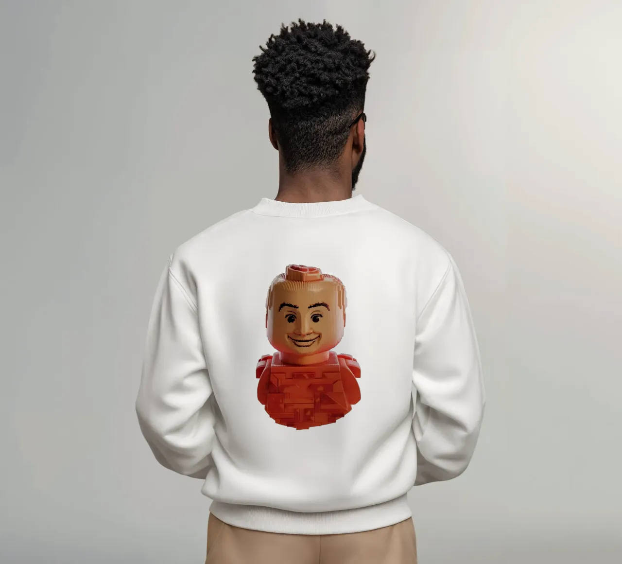 Lego smile face felpa da dinem
