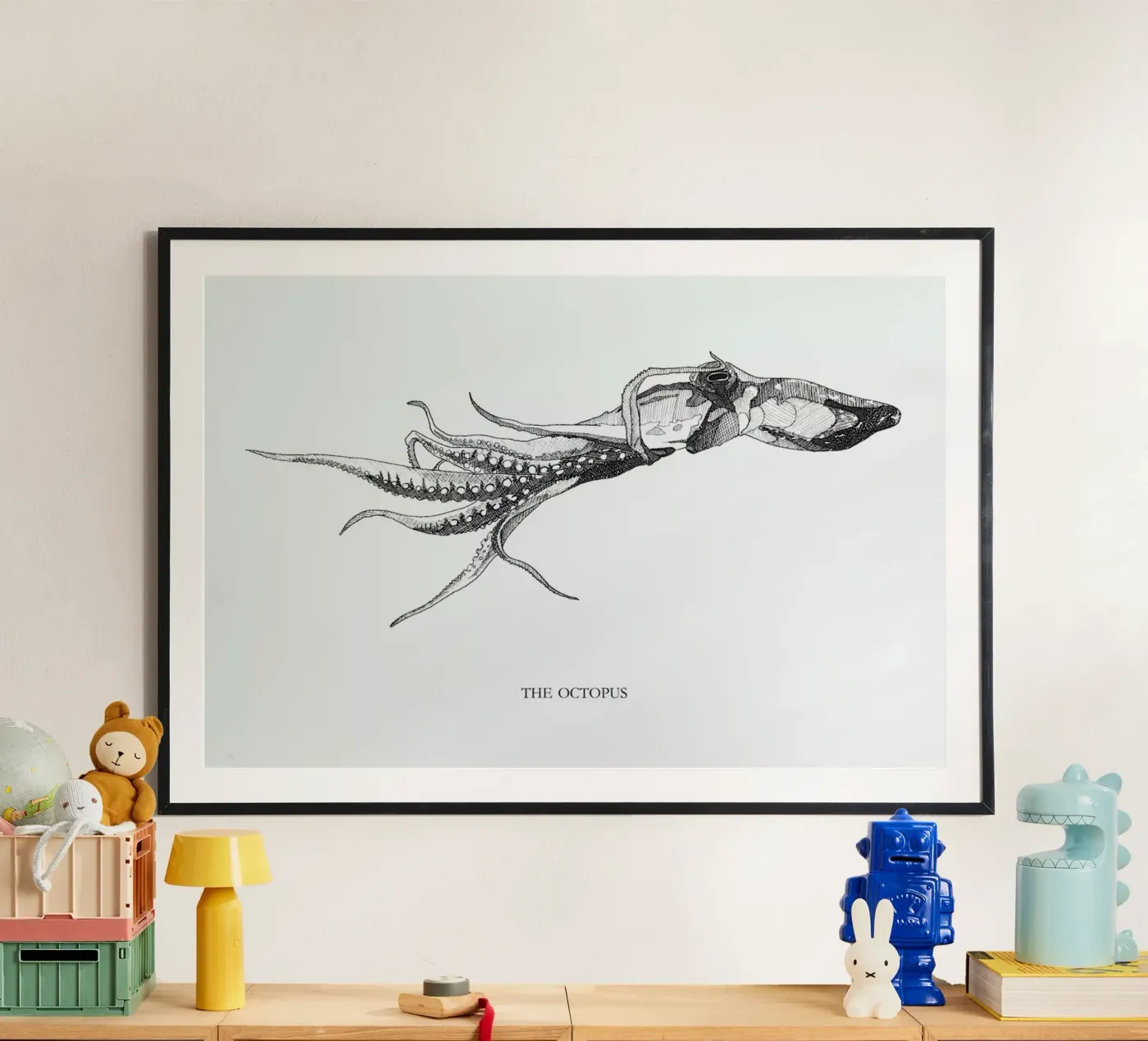 The Octopus poster by Mathilde Olsen