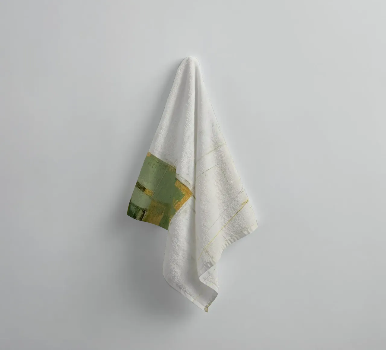 ABSTRACT ART Geometry of calm towel by Melanie Viola
