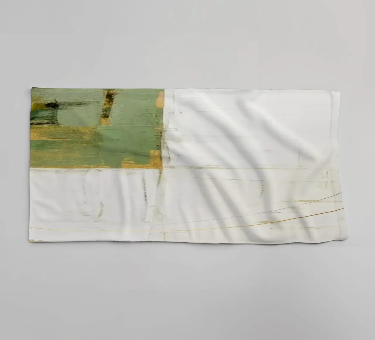 ABSTRACT ART Geometry of calm towel by Melanie Viola