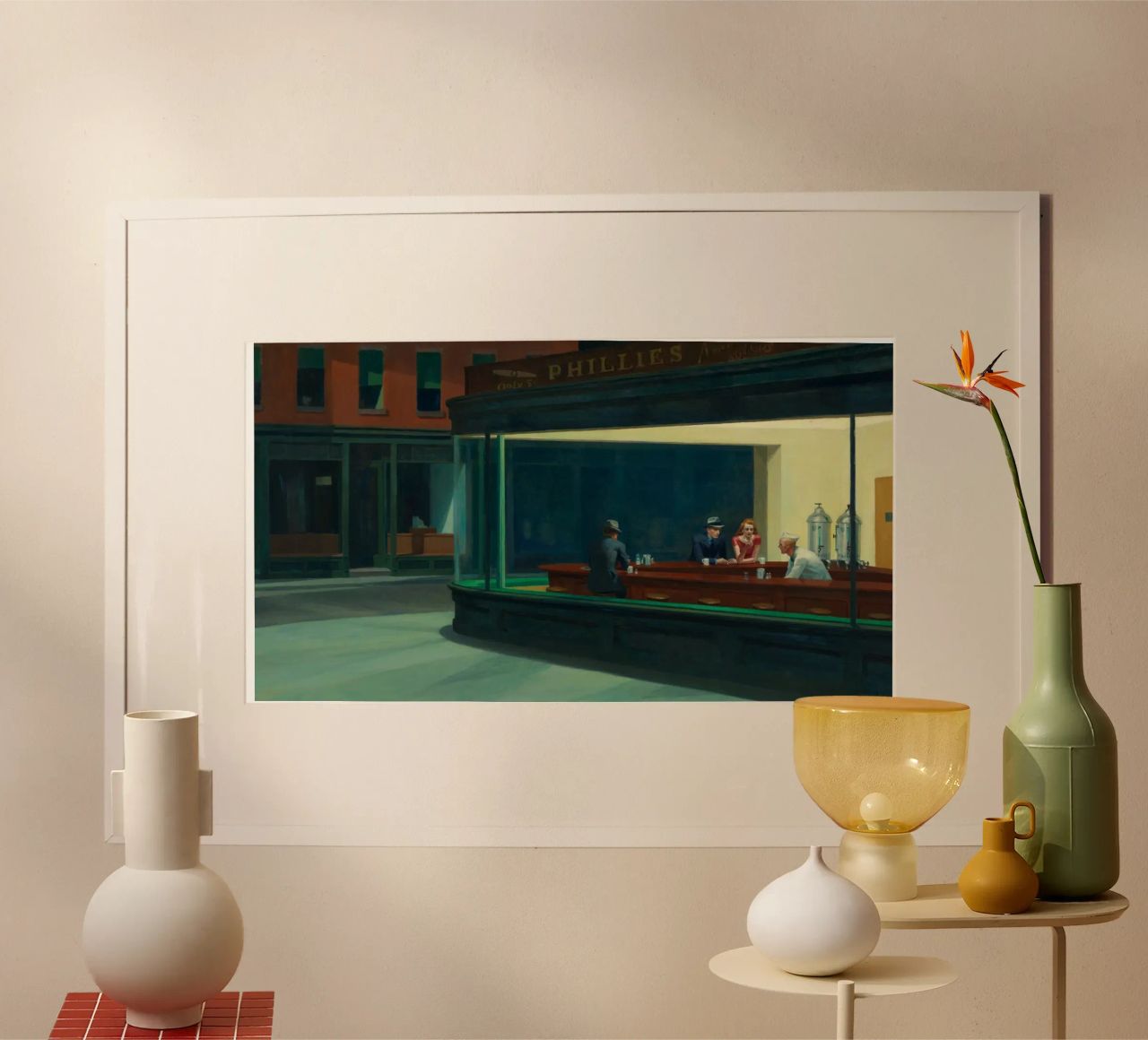 Edward Hopper - Nachtschwärmer, 1942 Poster von Timeless Artworks