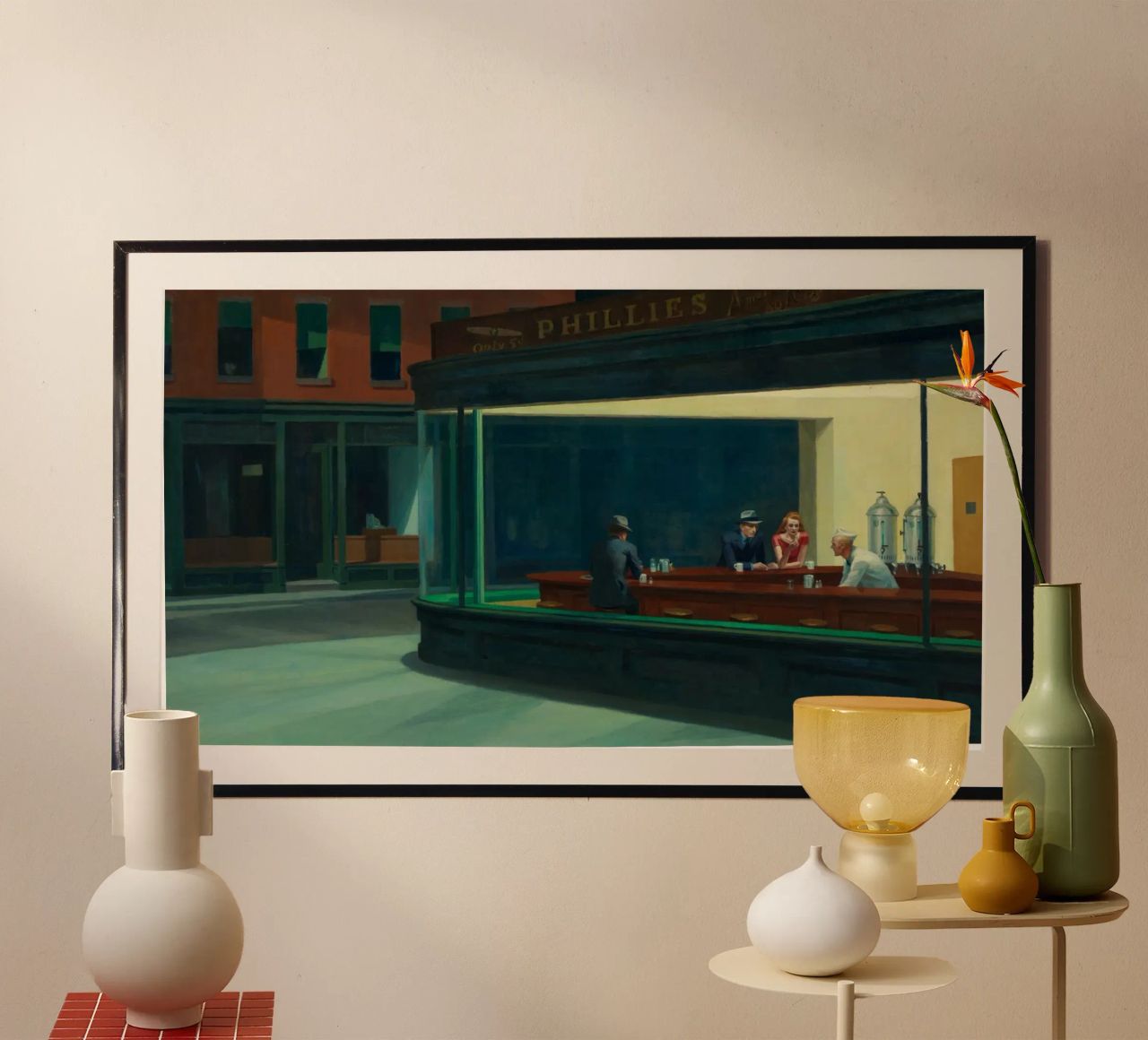 Edward Hopper - Nachtschwärmer, 1942 Poster von Timeless Artworks