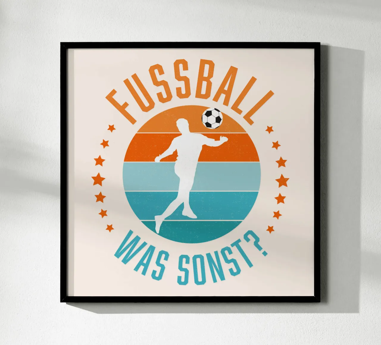 Calcio, cos'altro poster con telaio in plastica da CalliLetters