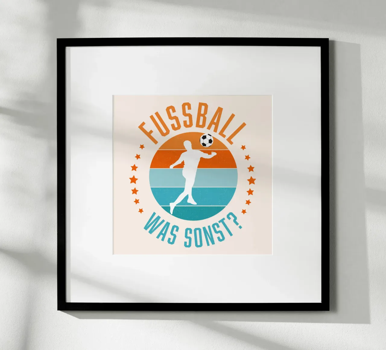 Calcio, cos'altro poster con telaio in plastica da CalliLetters