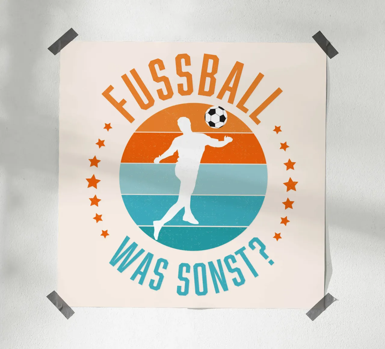 Calcio, cos'altro poster con telaio in plastica da CalliLetters