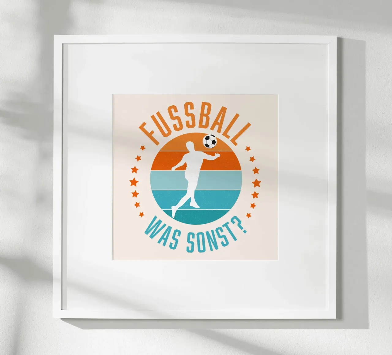 Calcio, cos'altro poster con telaio in plastica da CalliLetters