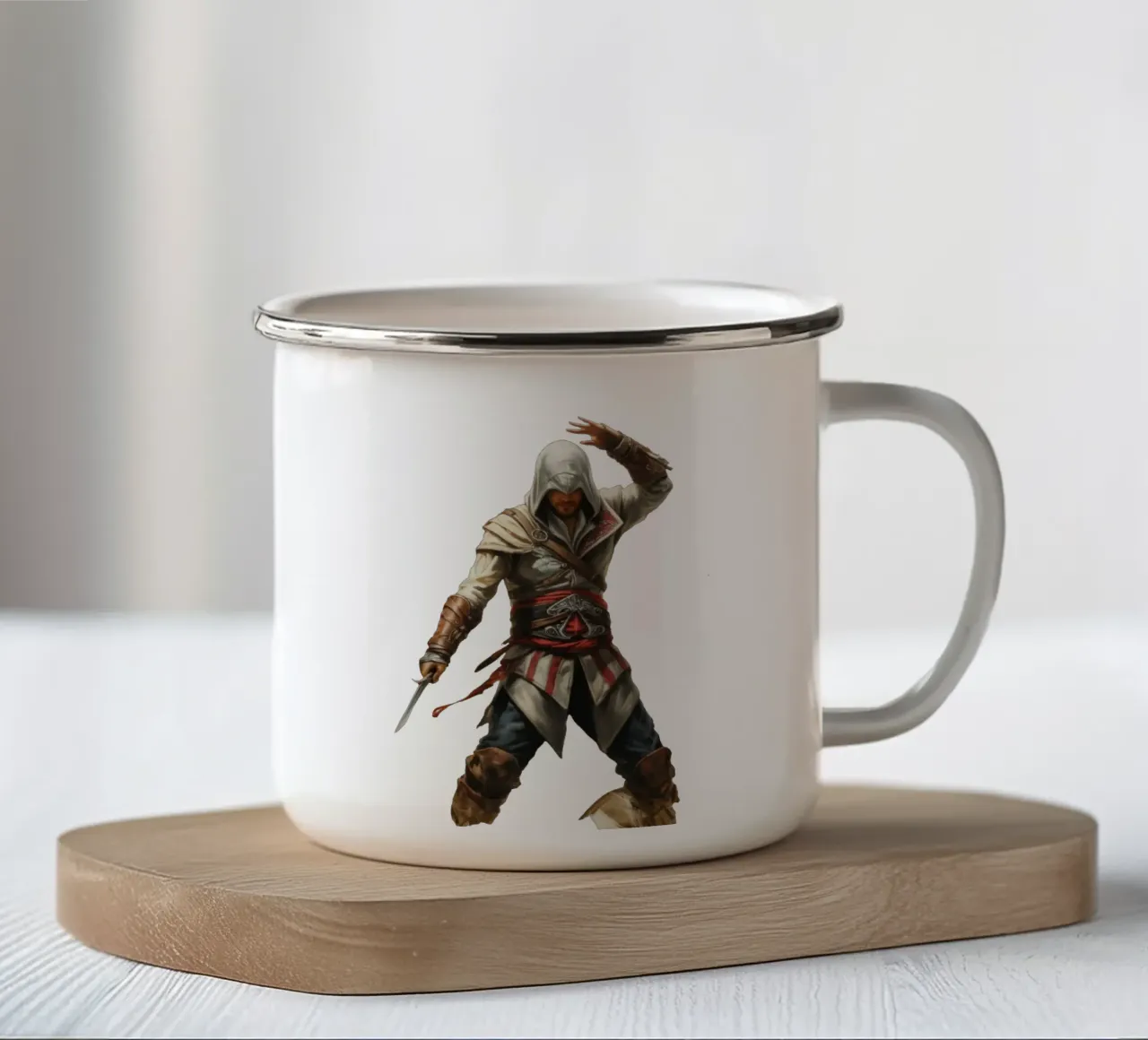 Assasin's Creeds Style tazza in smalto da dinem