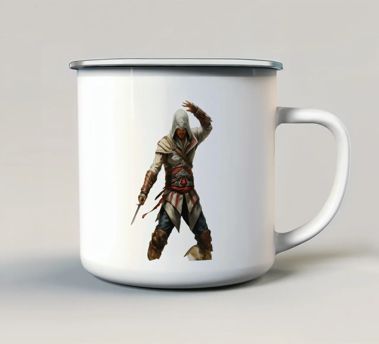 Assasin's Creeds Style tazza in smalto da dinem