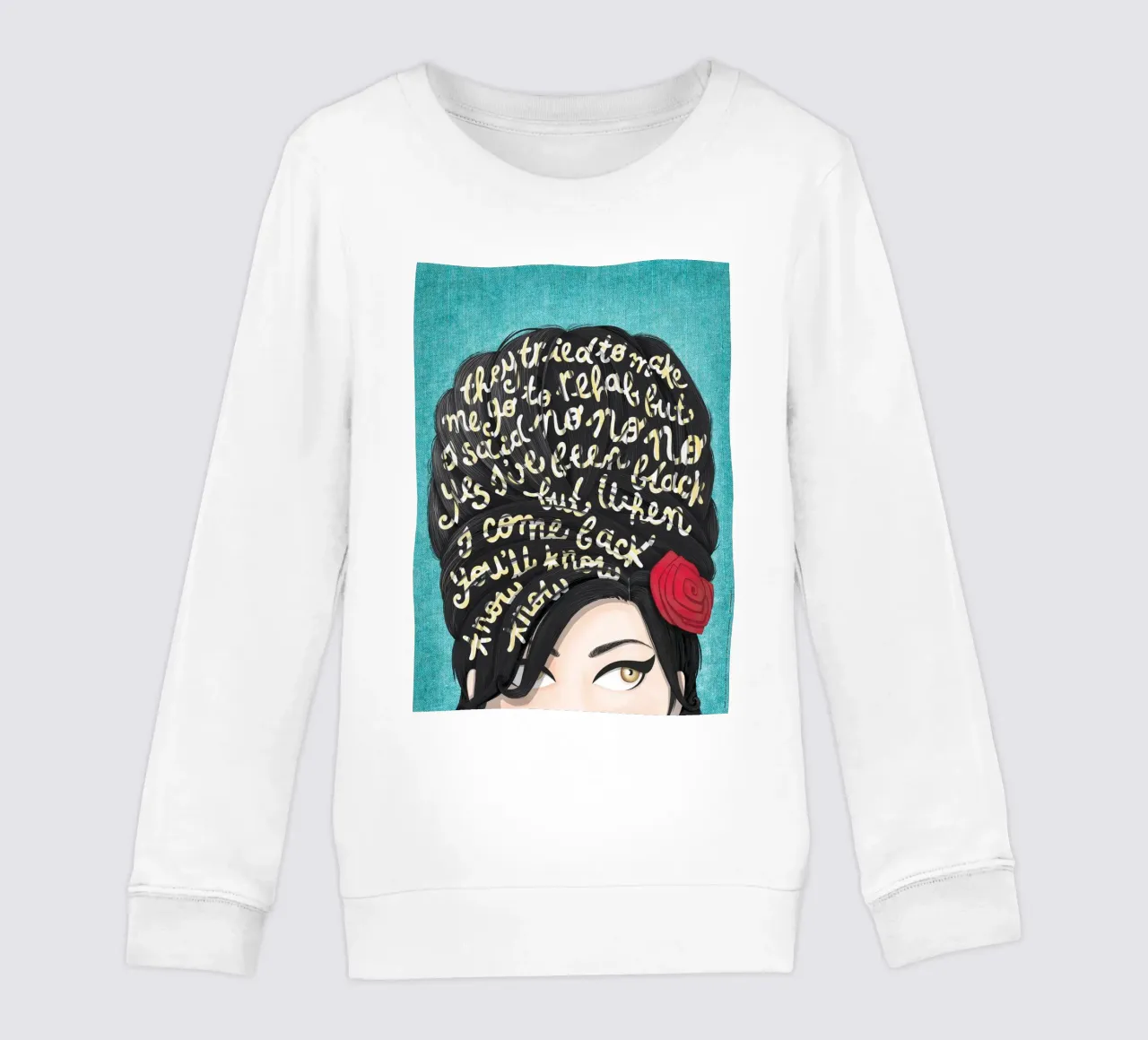 Rehab - Draw Me A Song Project kids sweatshirt by Nour Tohme