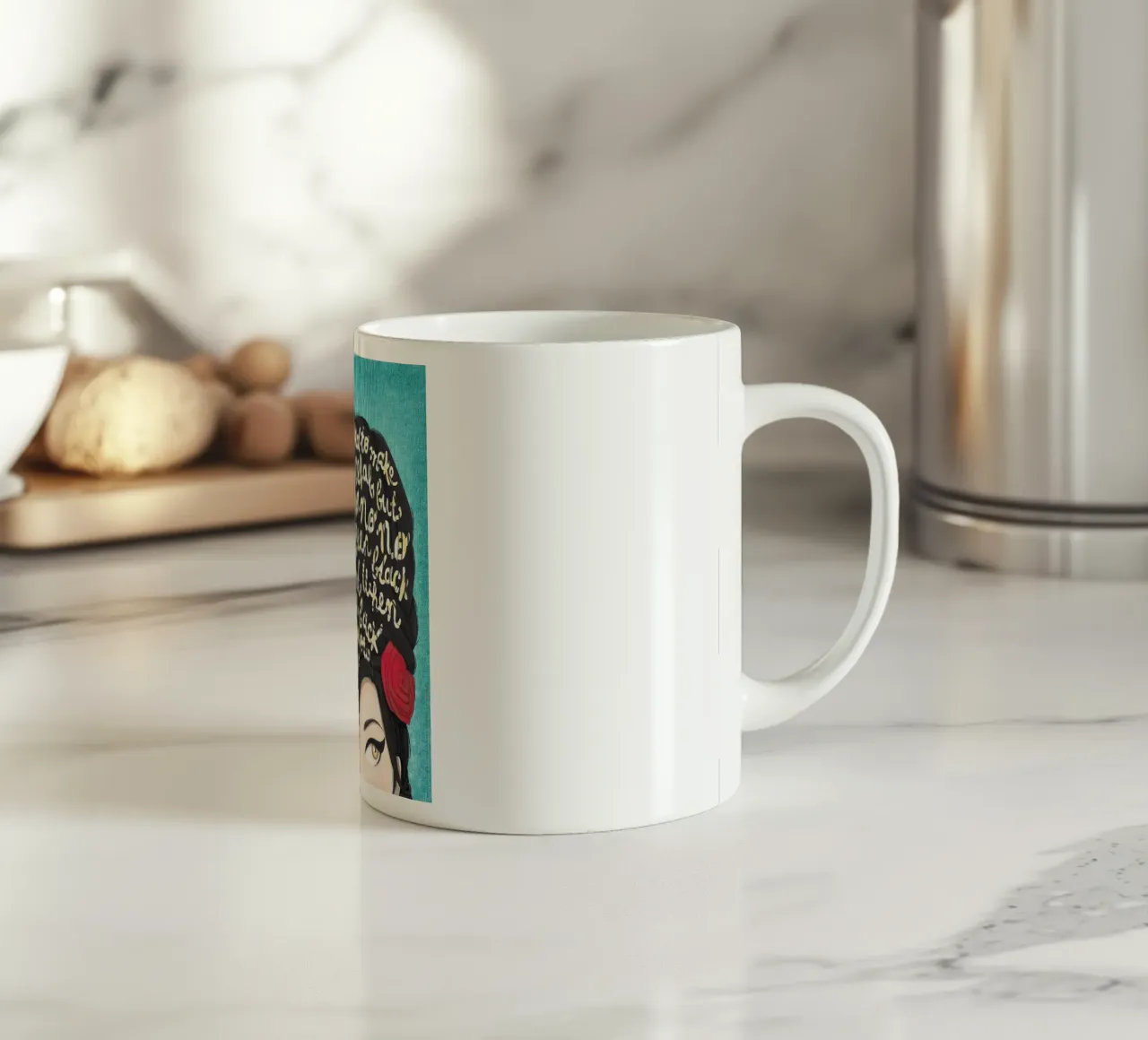 Rehab - Draw Me A Song Project ceramic mug by Nour Tohme