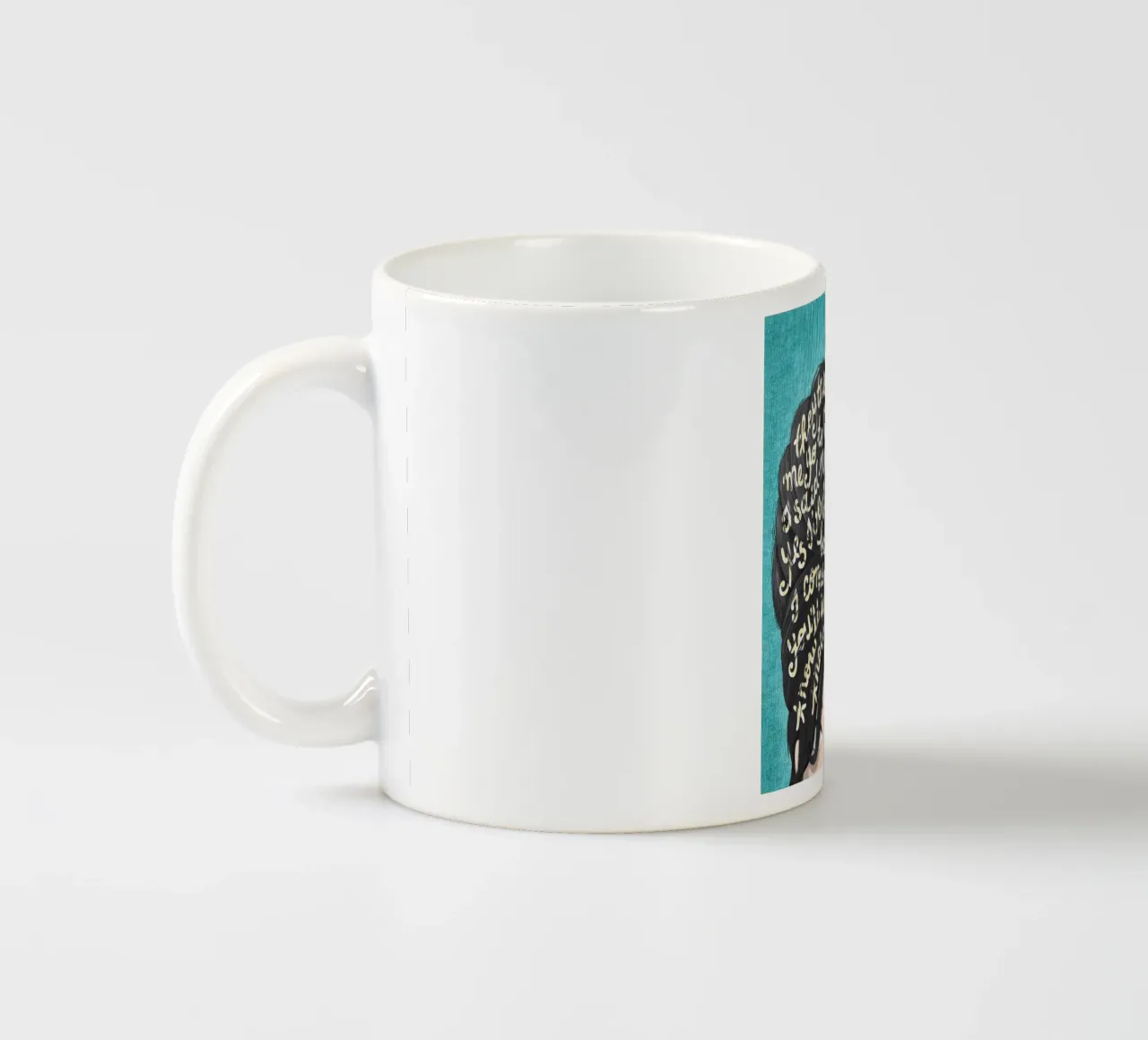 Rehab - Draw Me A Song Project ceramic mug by Nour Tohme