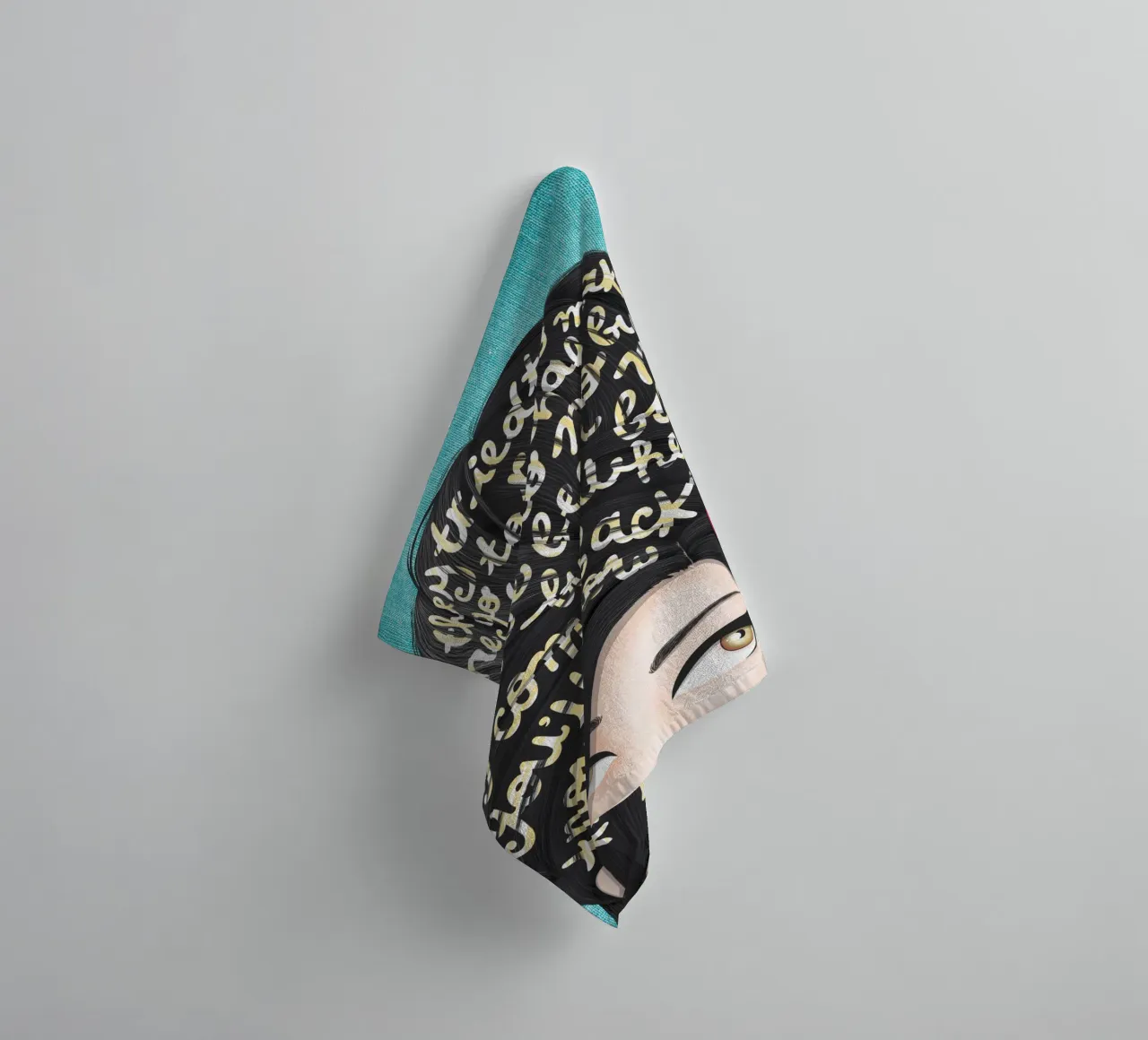 Rehab - Draw Me A Song Project towel by Nour Tohme