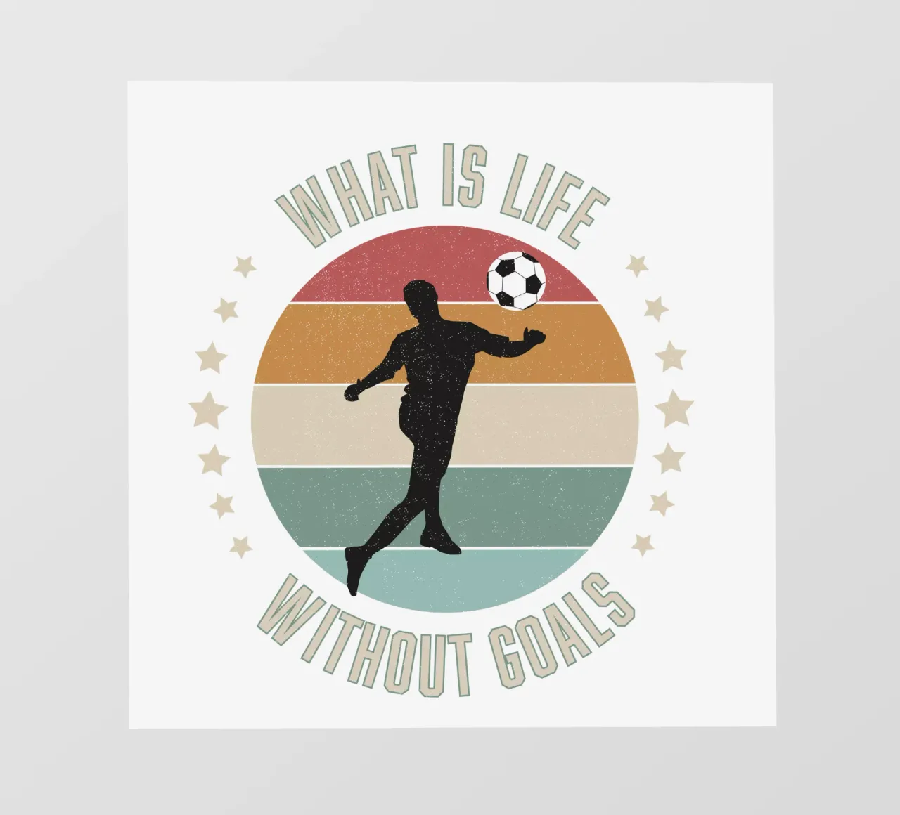 Calcio: una vita senza obiettivi - inimmaginabile pellicola backlit da CalliLetters