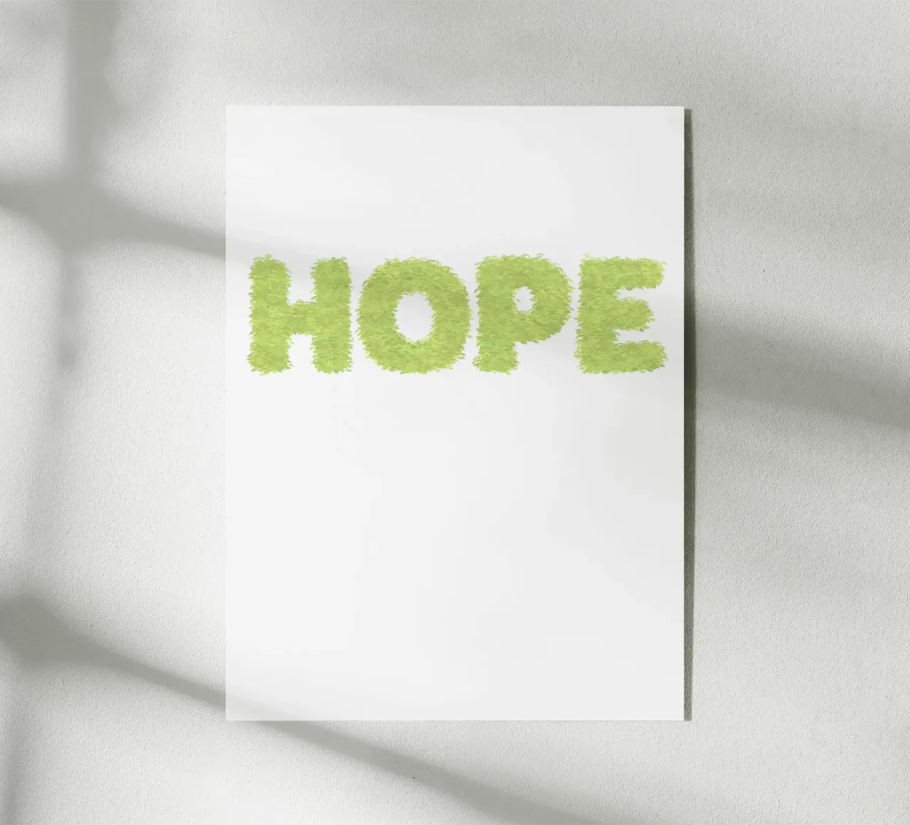 HOPE Acryl-Glas von Andrea Dölling