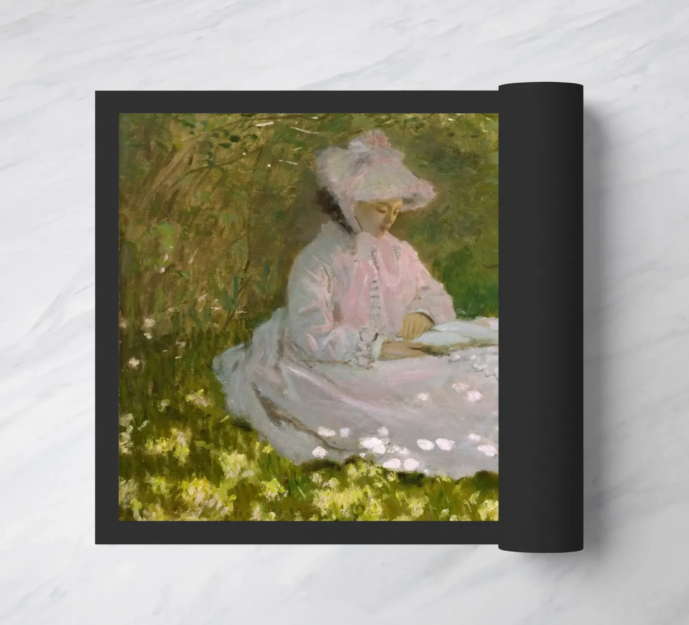 Claude Monet - Springtime doormat by Timeless Artworks