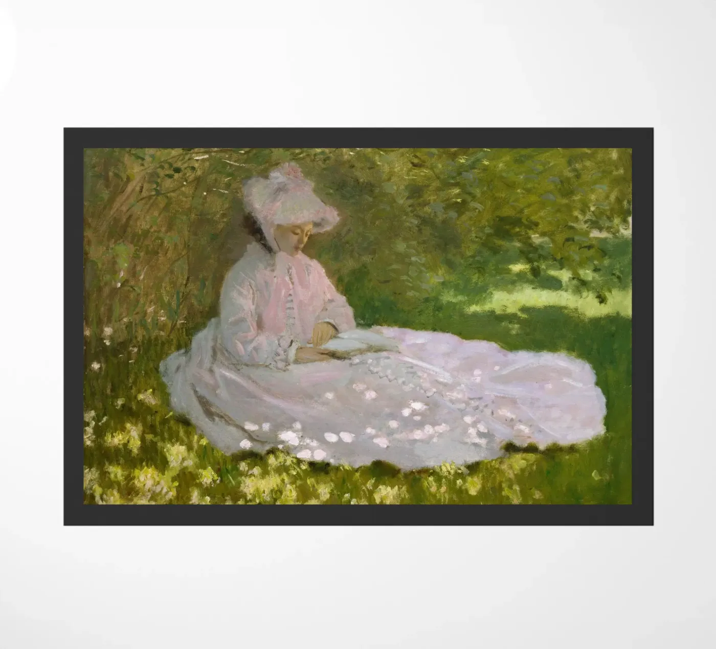 Claude Monet - Springtime doormat by Timeless Artworks