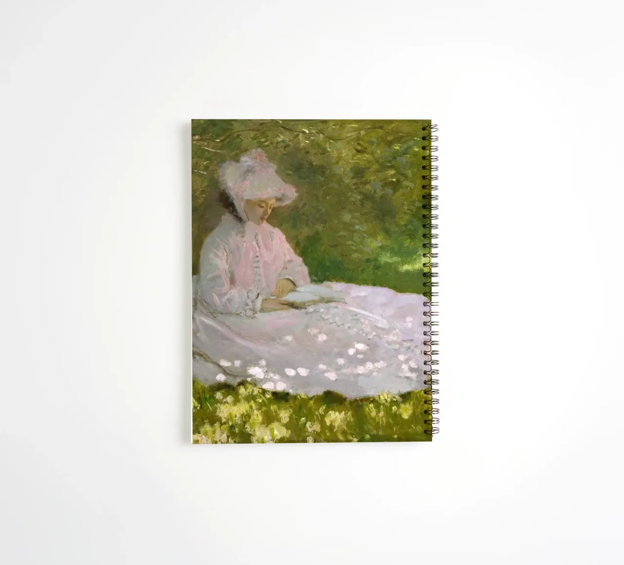 Claude Monet - Le printemps carnet à spirale de Timeless Artworks