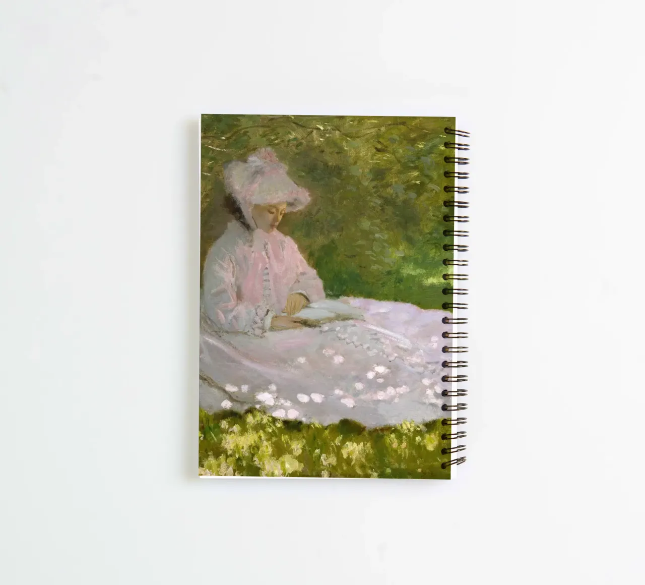 Claude Monet - Le printemps carnet à spirale de Timeless Artworks