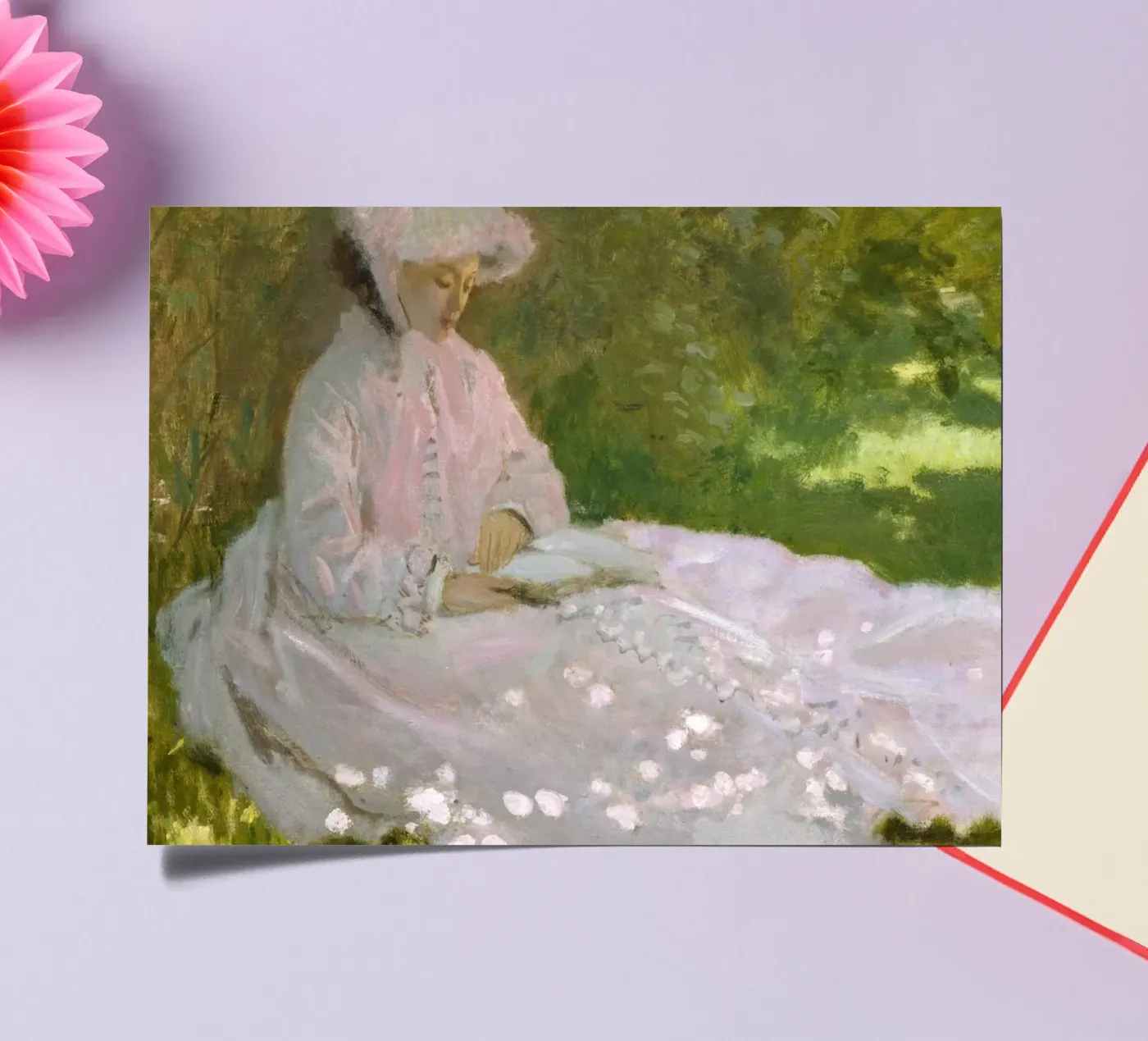 Claude Monet - Springtime sticker sheet by Timeless Artworks