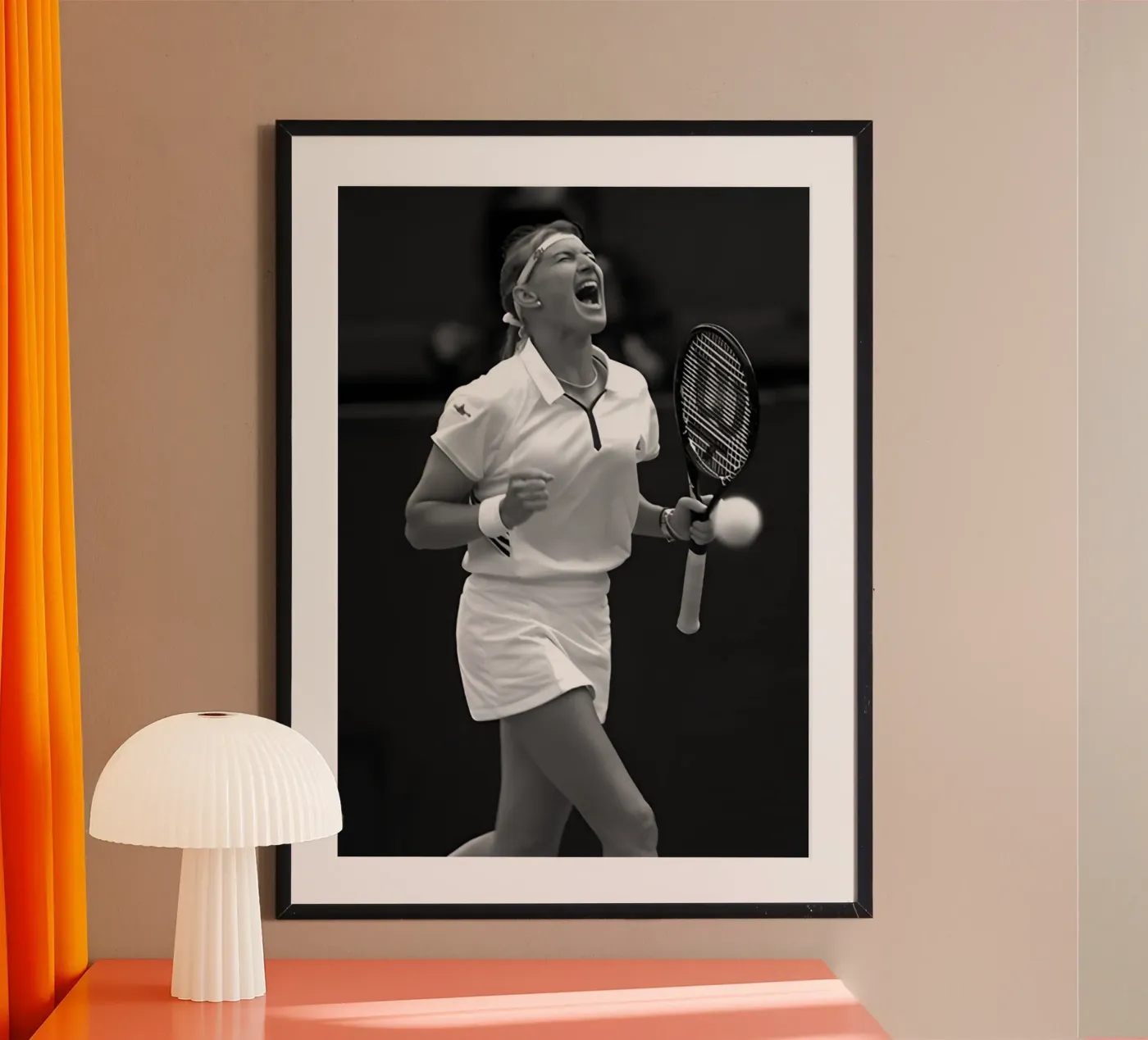 Steffi Graf poster da Black White Poster