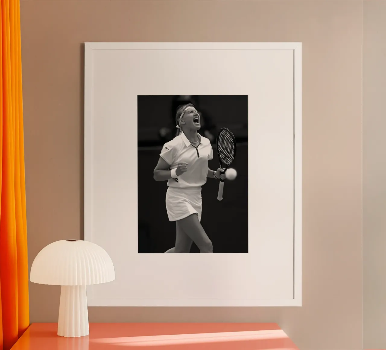 Steffi Graf poster da Black White Poster