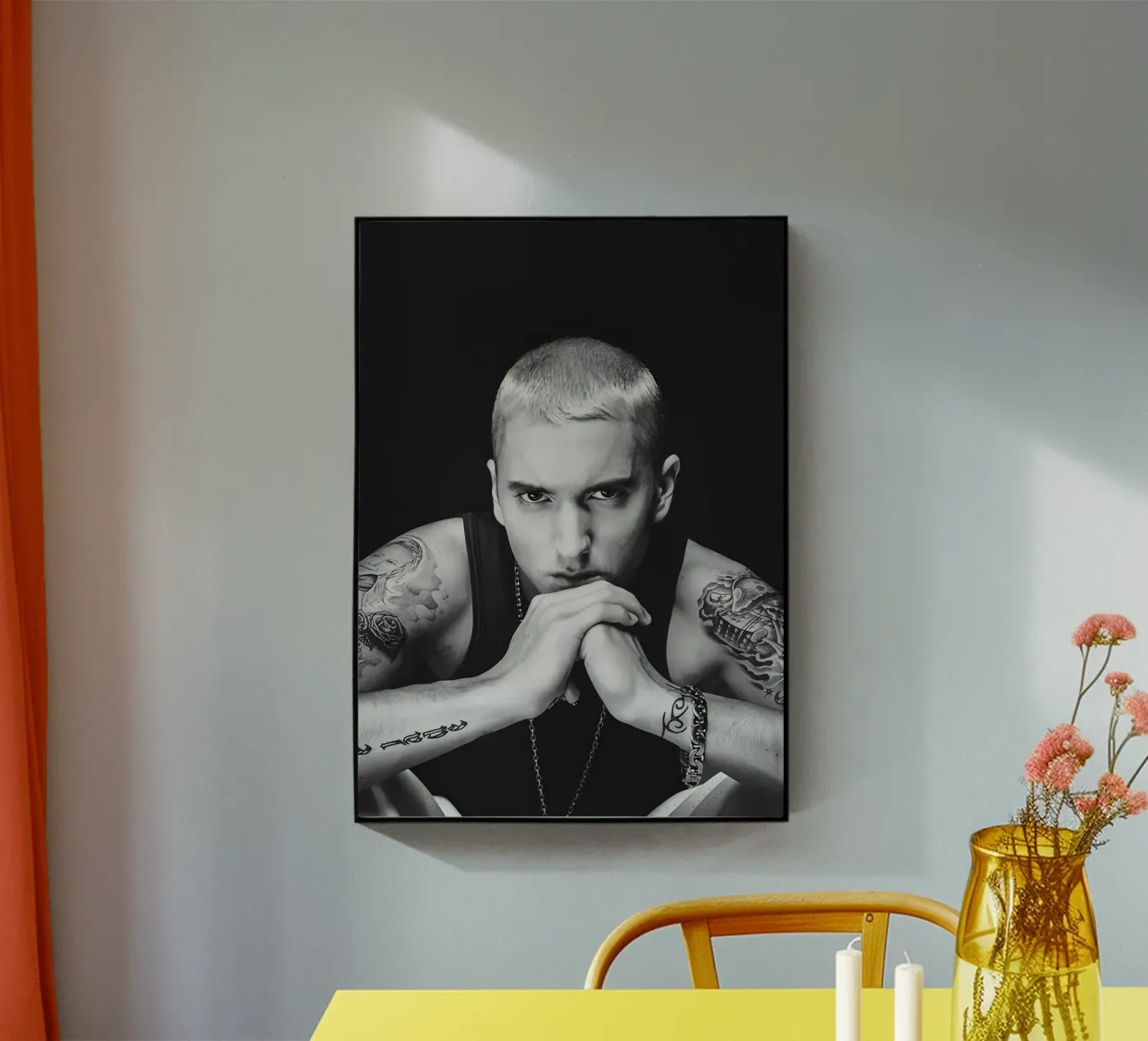 Eminem acryl van Music Vibes