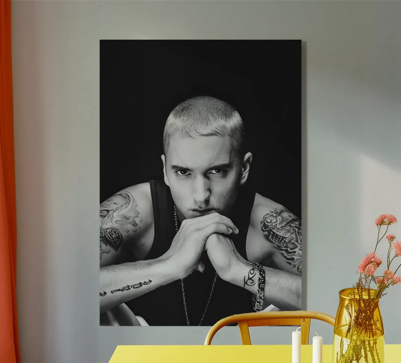 Eminem acryl van Music Vibes