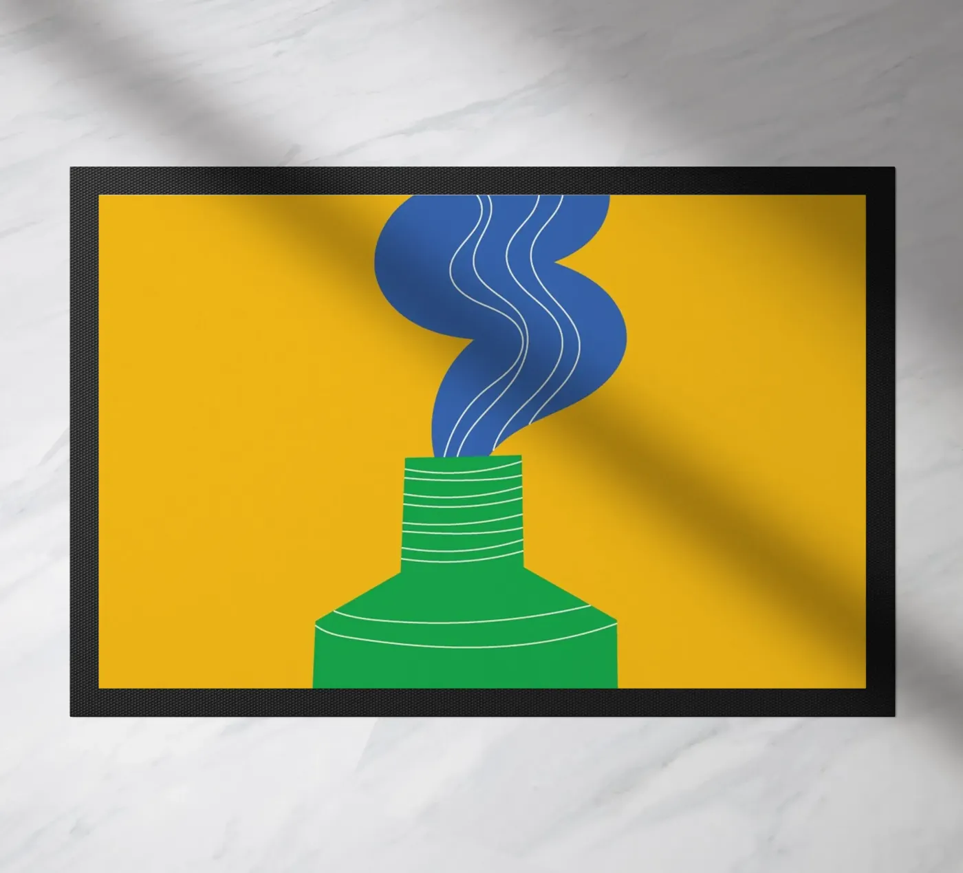 Tandpasta Funky deurmat van Studio Fun Boy