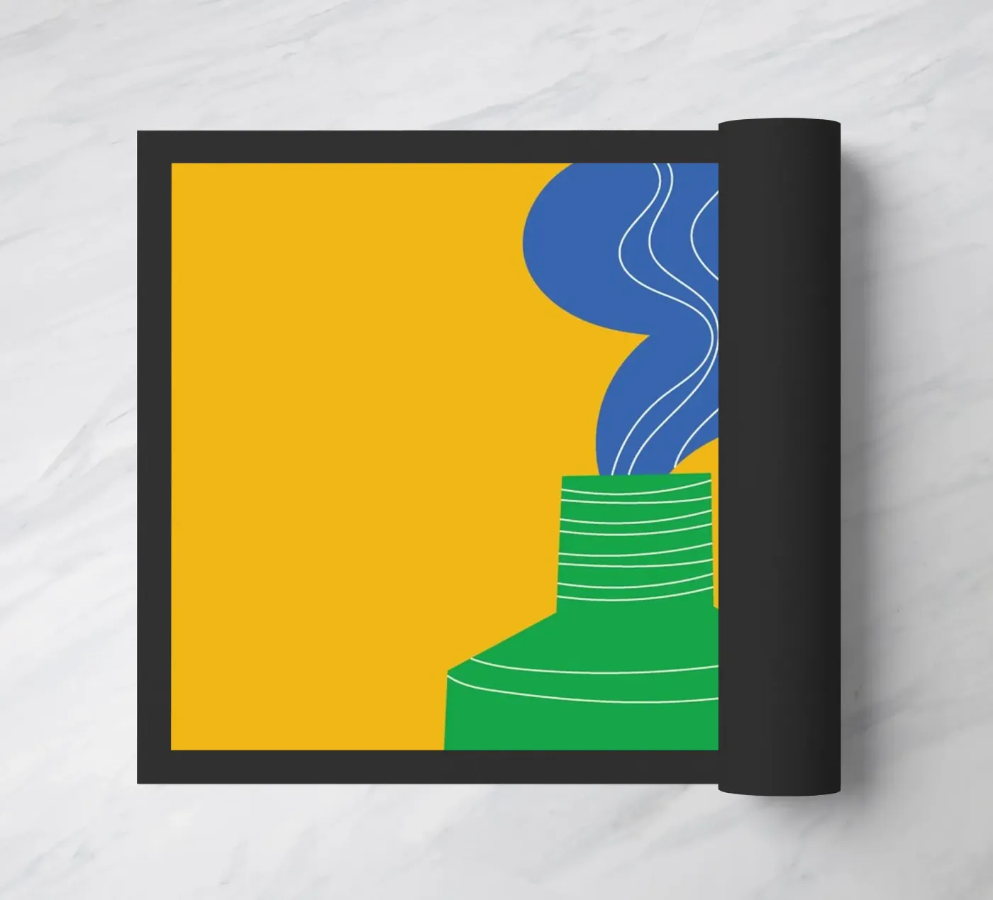 Tandpasta Funky deurmat van Studio Fun Boy