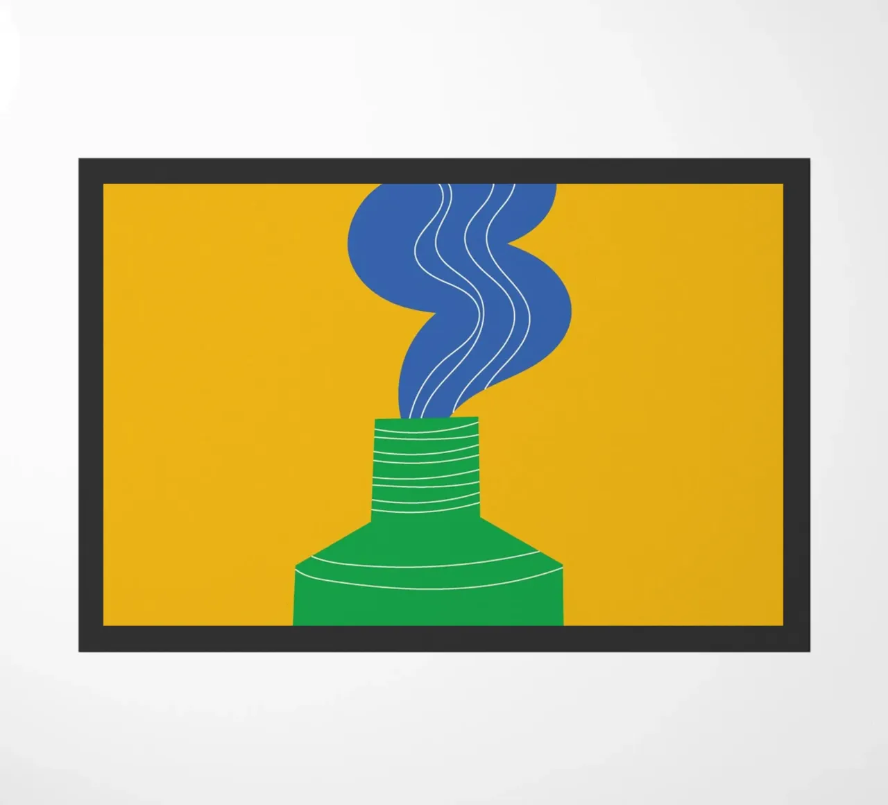 Toothpaste Funky doormat by Studio Fun Boy