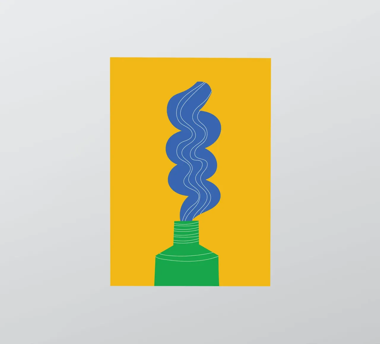 Toothpaste Funky sticker by Studio Fun Boy