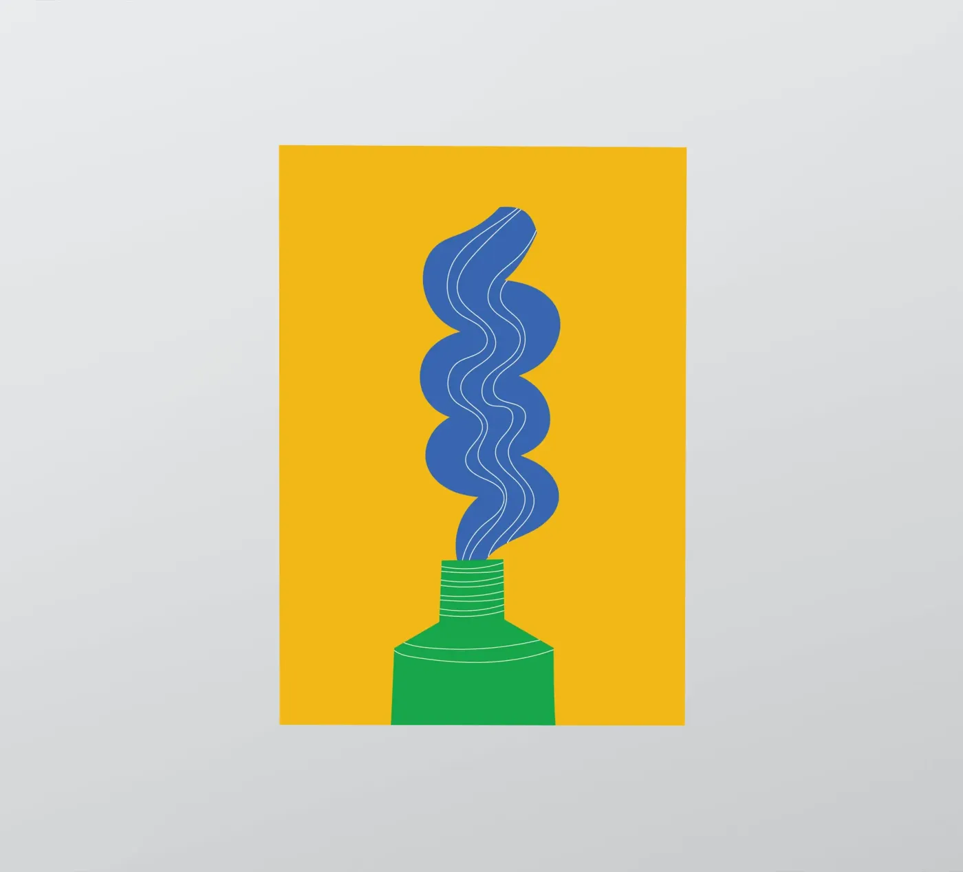 Toothpaste Funky sticker by Studio Fun Boy