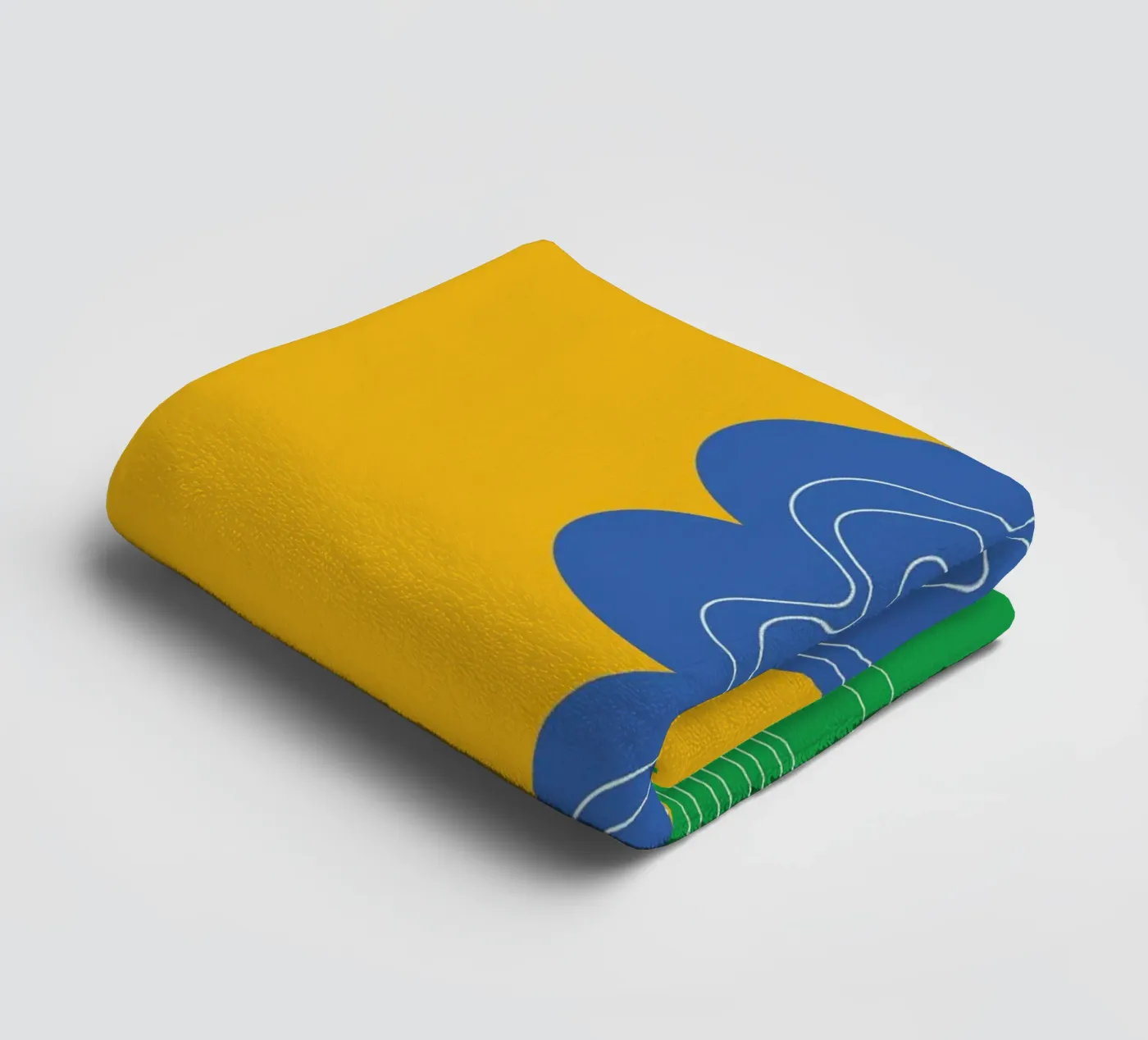 Toothpaste Funky towel by Studio Fun Boy