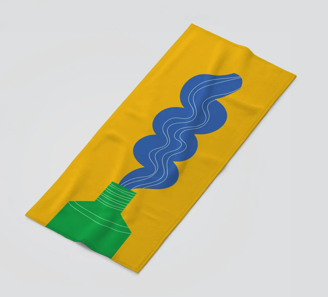 Toothpaste Funky Strandtuch von Studio Fun Boy