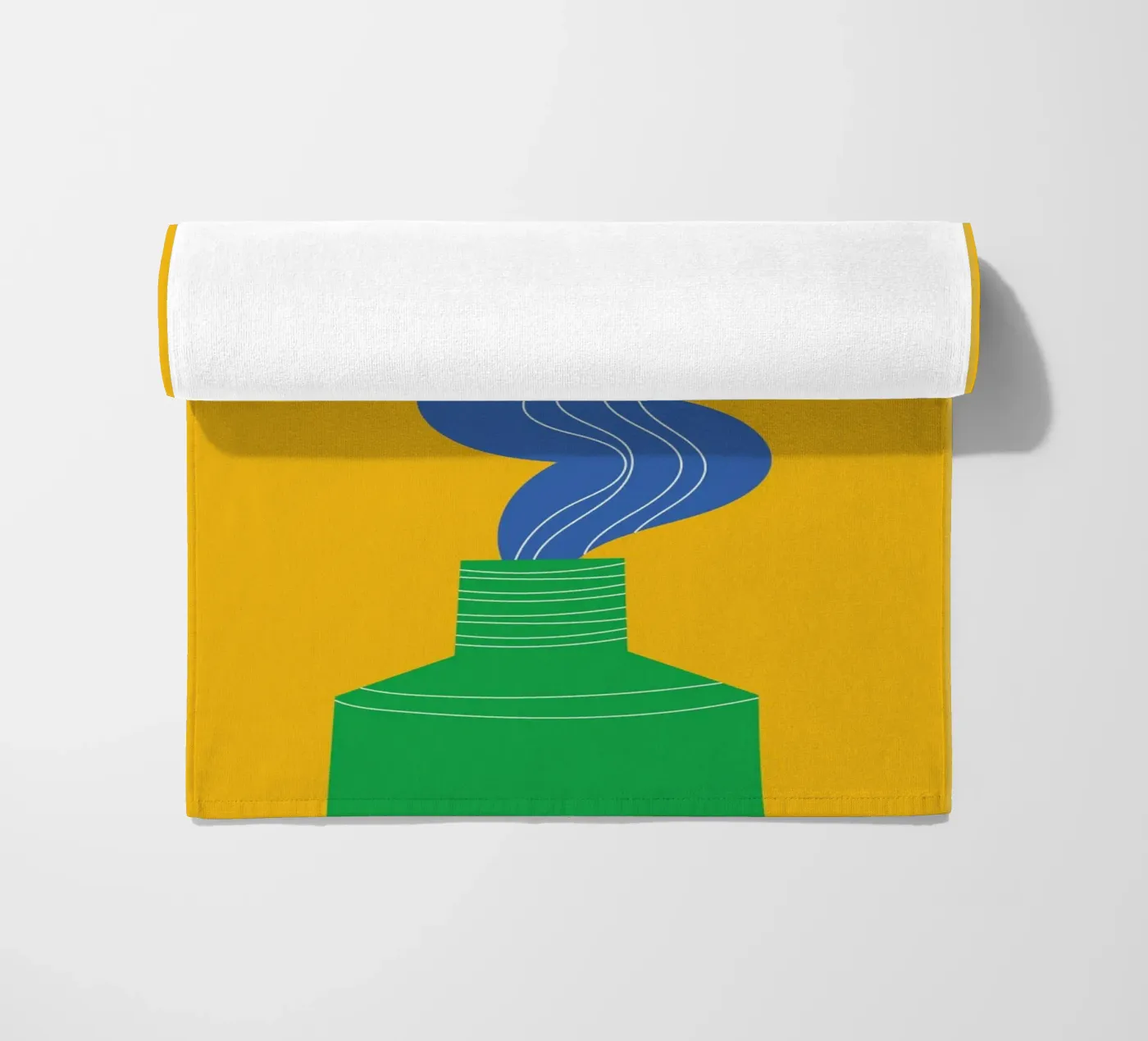 Toothpaste Funky strandhanddoek van Studio Fun Boy