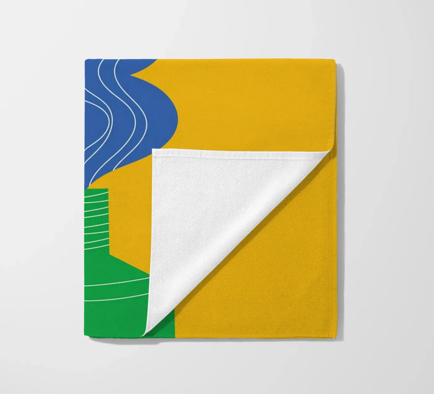 Toothpaste Funky strandhanddoek van Studio Fun Boy