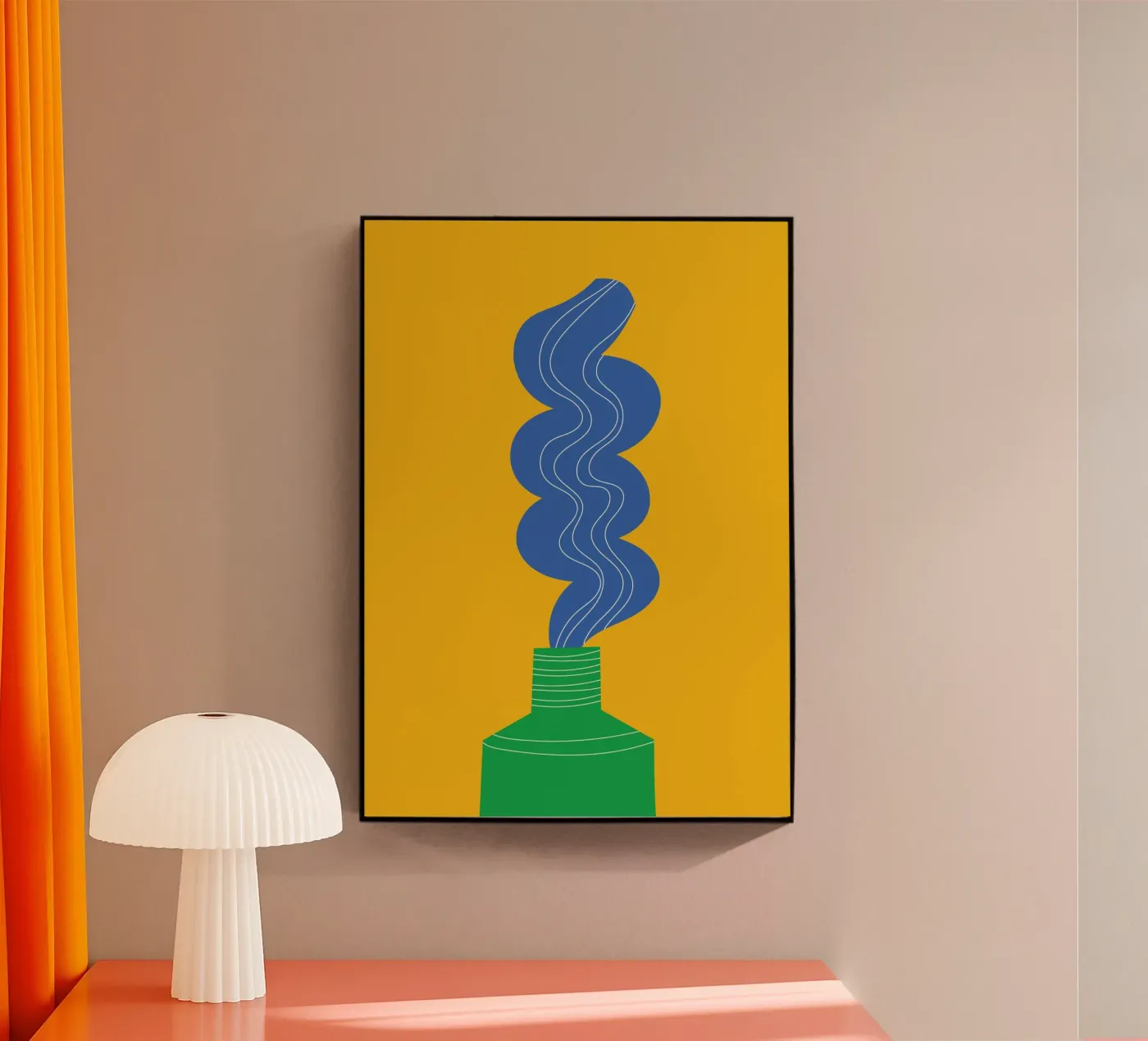 Toothpaste Funky Acryl-Glas von Studio Fun Boy